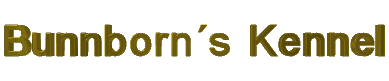 Bunnborns Kennel Logo Made by Rickard Lundmark RIKI Kennel.